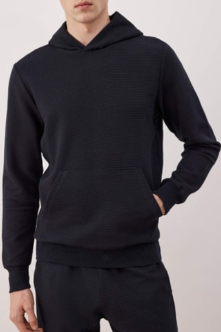 Sudadera con capucha - Azul noche