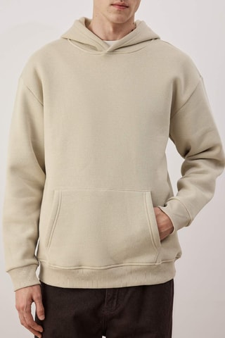 Sudadera con capucha - Crudo