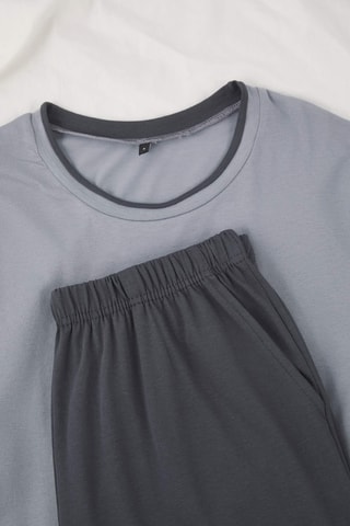 Pijama - Gris claro y antracita
