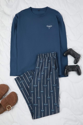 Pijama - Azul cobalto