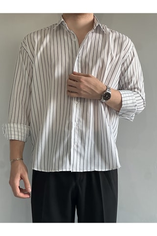 Camisa regular fit - Blanco