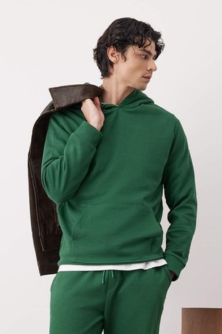 Sudadera con capucha y jogging - verde esmeralda