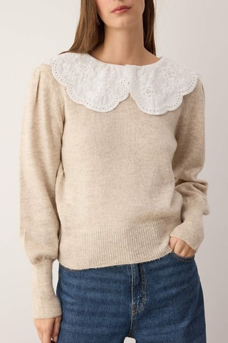 Jersey - Beige jaspeado