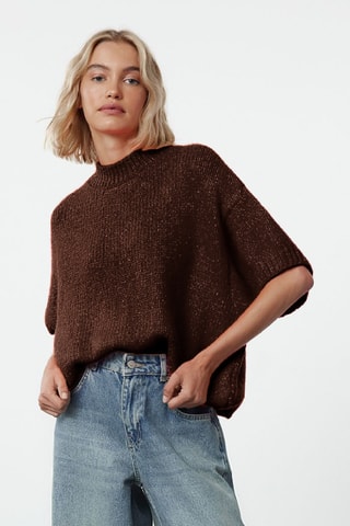 Jersey - Marrón oscuro jaspeado