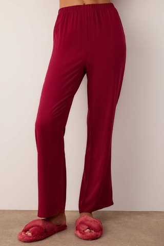 Pijama de satén - Burdeos