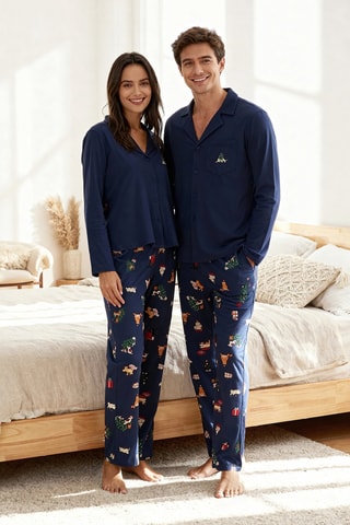 Pijama - Azul oscuro