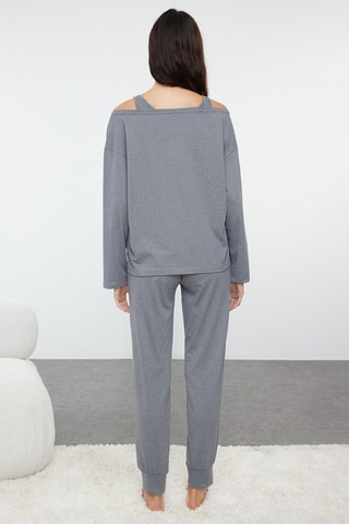 Pijama - Gris oscuro jaspeado