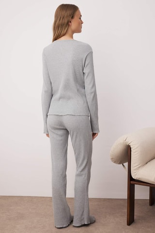 Pijama - Gris claro jaspeado