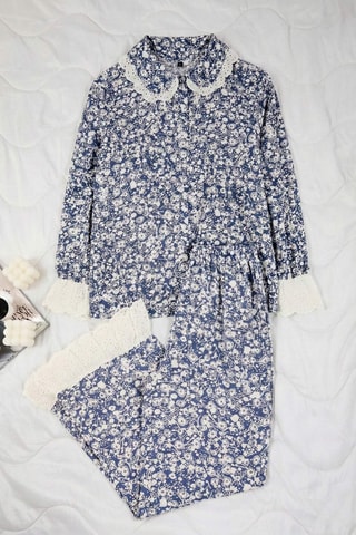 Pijama - Azul cobalto