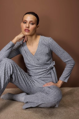 Pijama - Gris oscuro jaspeado