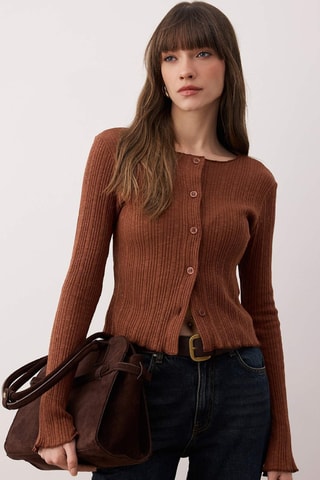 Cárdigan - Marrón