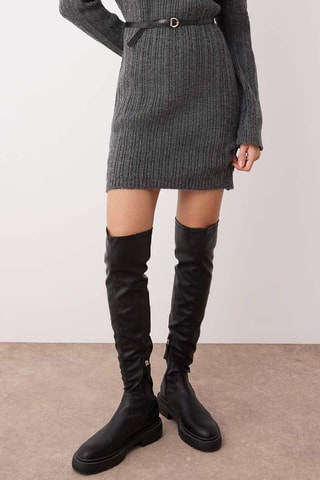 Vestido jersey - Gris