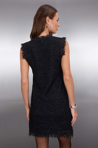 Vestido recto - Negro