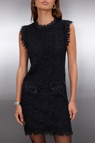 Vestido recto - Negro