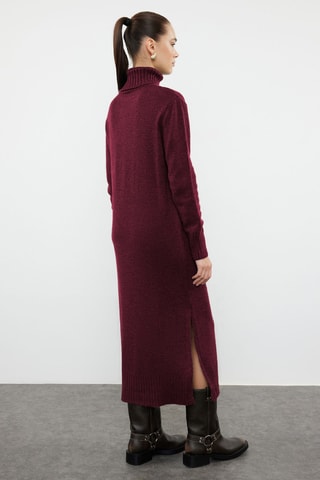 Vestido jersey - Burdeos