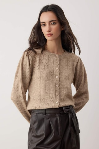 Cárdigan - Beige