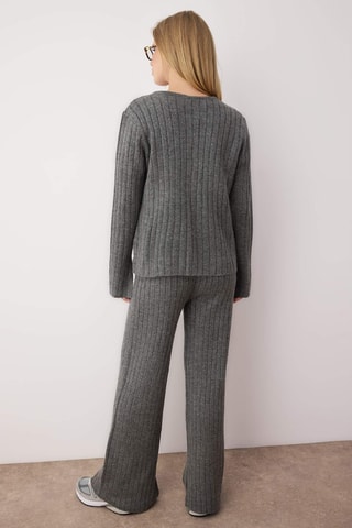 Cárdigan y pantalón - Antracita