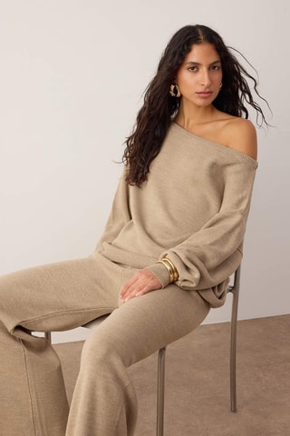 Jersey y pantalón - Beige