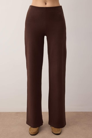 Top y pantalón - Marrón