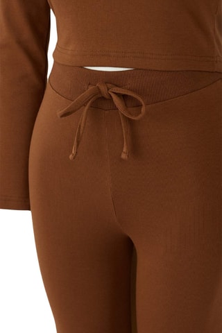 Top y pantalón - Marrón