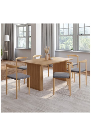 6 chaises Adam - 50 x 74 x 48 cm