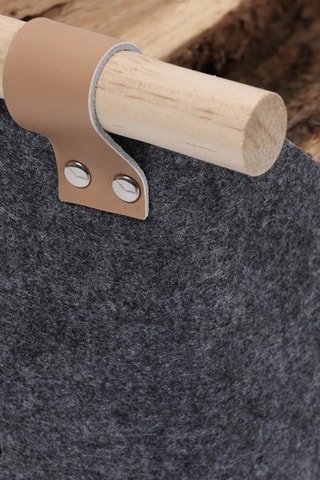 Sac de transport pour bûches - Gris