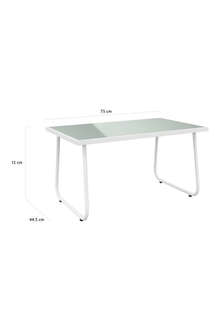 Salon de jardin Minorca - 75 x 44,5 x 41 cm - 4 places