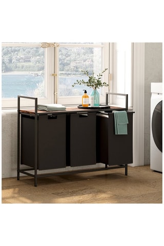 Panier à linge sur pieds Elize - 114 l