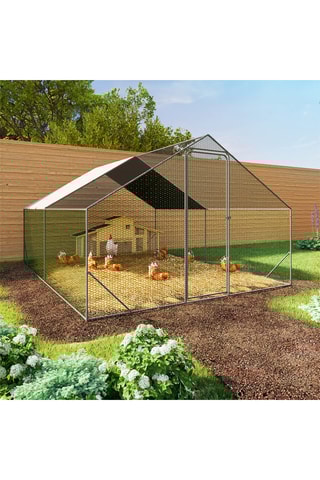 Enclos pour poules - 12 m²