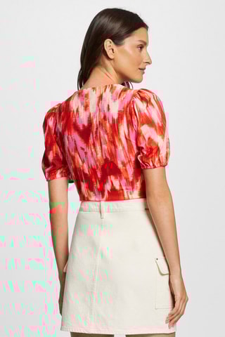 Top tie and dye  - Orange et rouge