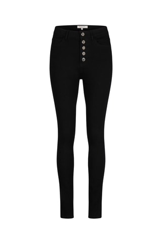 Jean skinny taille haute - Noir