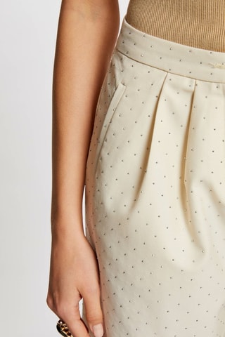 Short taille haute - Blanc