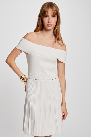 Robe patineuse  - Blanc