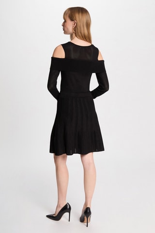 Robe trompe-l’œil  - Noir