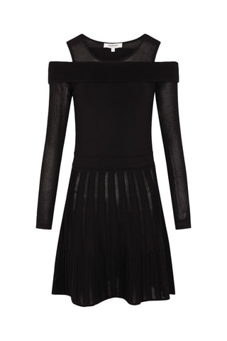 Robe trompe-l’œil  - Noir