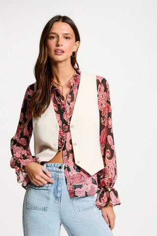 Gilet de costume  - Blanc