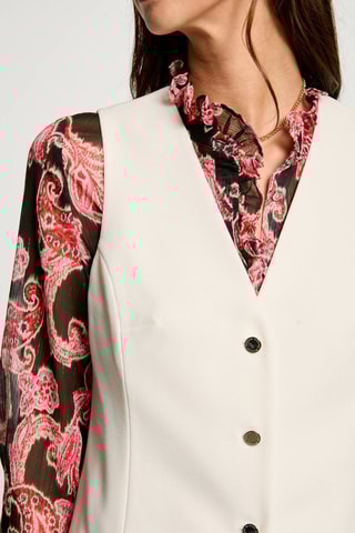 Gilet de costume  - Blanc