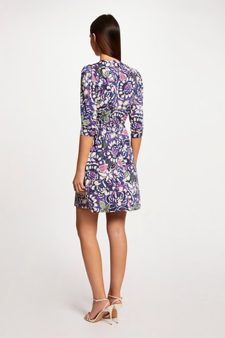 Robe portefeuille  - Bleu