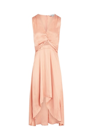 Robe trapèze sans manches  - Rose