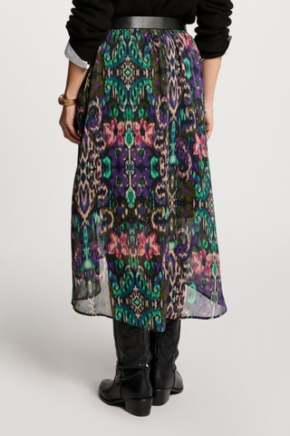 Jupe portefeuille  - Multicolore