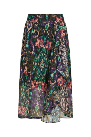 Jupe portefeuille  - Multicolore