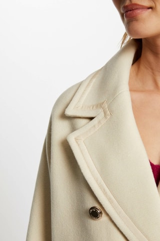 Manteau en laine  - Blanc