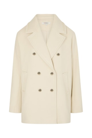 Manteau en laine  - Blanc