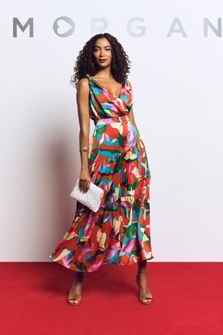 Robe longue - Multicolore
