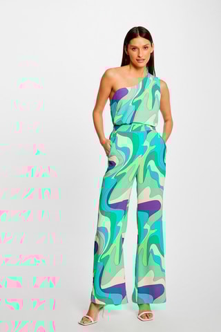 Top asymétrique  - Multicolore