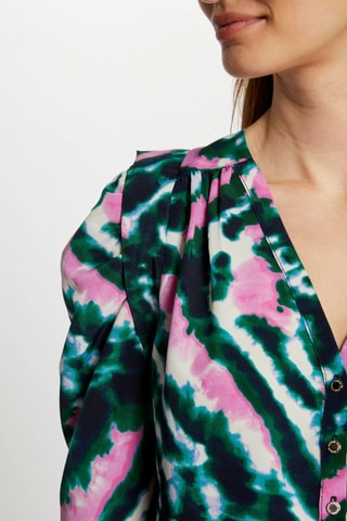 Chemisier tie and dye  - Vert