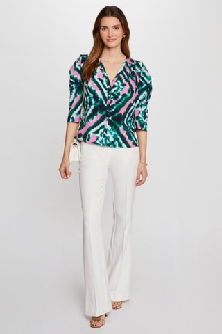 Chemisier tie and dye  - Vert