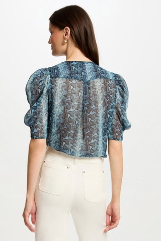 Chemisier  - Bleu et noir