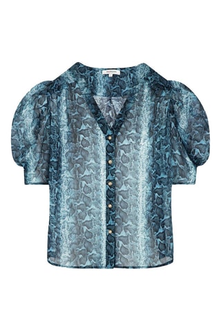 Chemisier  - Bleu et noir