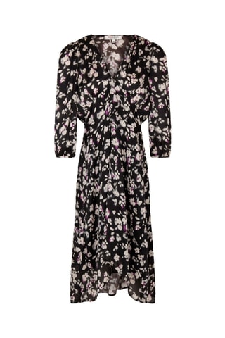 Robe midi  - Blanc et multicolore